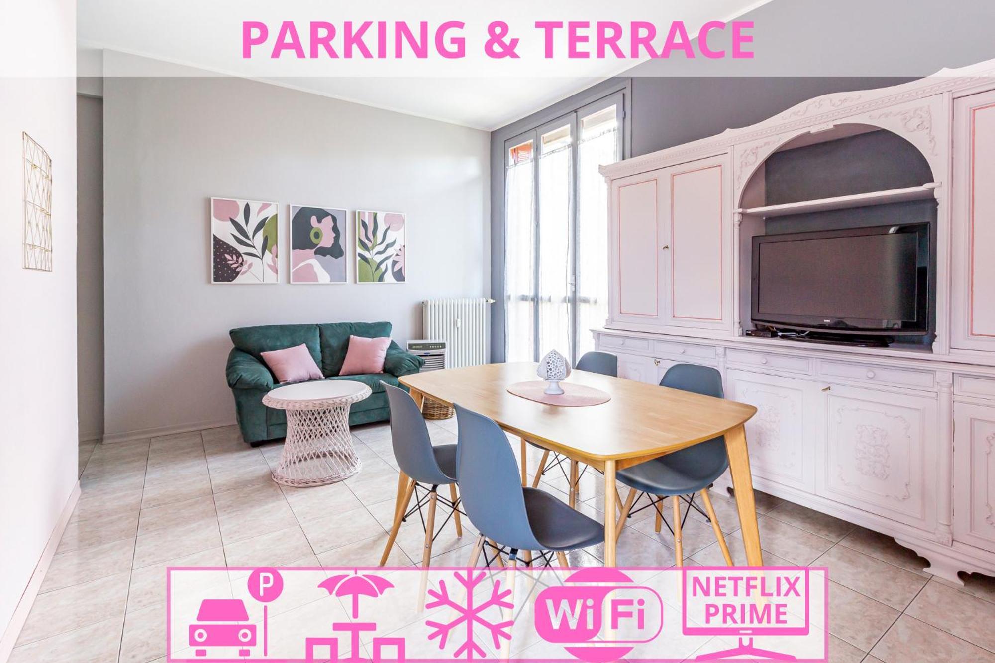 Apartamento Parking & Terrace - Large 90 Mq - Self Check-In & Remote Access Como Exterior foto